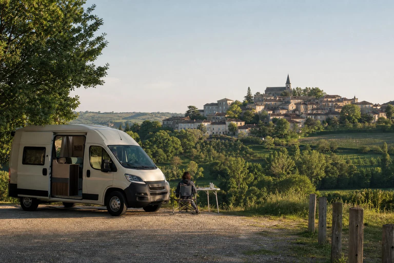 Lot-et-Garonne : bastides et vallée du Lot en van aménagé au départ de bordeaux